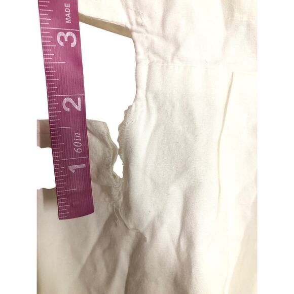 Love, Whit by Whitney Port Dress Cut Out Sheath Sleeveless Midi White Large - Picture 10 of 14